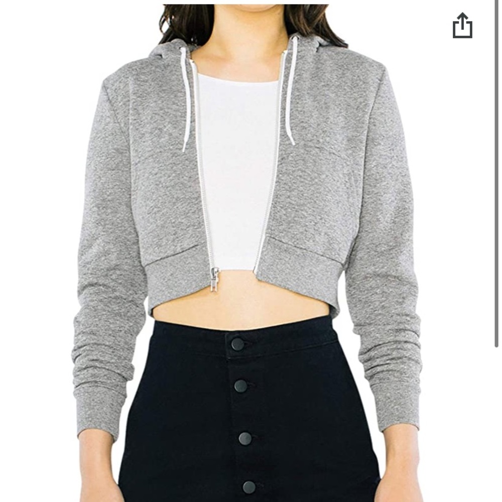 Cropped hoodie